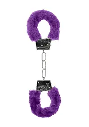 Наручники Beginners Handcuffs Furry - Purple Ouch! 36-OU002PUR 101705 - мініатюра 3