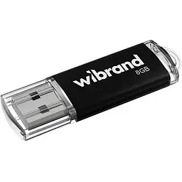 USB флеш накопичувач Wibrand 8GB Cougar Black USB 2.0 (WI2.0/CU8P1B)