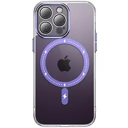 Чохол TPU+PC Colorful with MagSafe для Apple iPhone 13 Pro Max (6.7) Purple