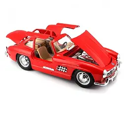Автомодель - Mercedes-Benz 300 Sl красный (1954) (1:24) - миниатюра 3