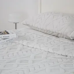 Покривало ТЕП Soft Angora з наволочками сіре 240 x 260 см (4-04885_34649) - мініатюра 2