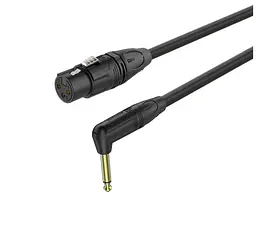Микрофонный аудио кабель Jack 6.3 mono — XLR Female Roxtone GMX-J230-L5 5м - мініатюра 1
