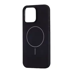 Чохол Silicone Case Full Cover with MagSafe iPhone 16 Pro Max Black