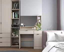 Туалетний столик Doros Естель Кашемір ДСП 90х38х135 (41516050) - мініатюра 8