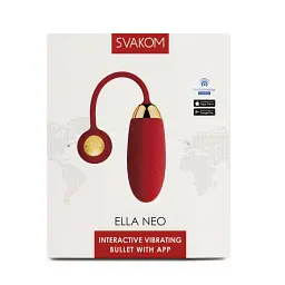 Віброяйце Svakom Ella Neo 21.5 см червоний - мініатюра 4