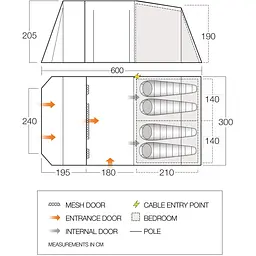 Намет Vango Stargrove II 450 Herbal (TEQSTARPOH09176) - мініатюра 2