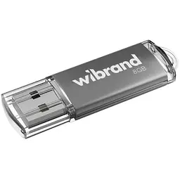 USB флеш-накопичувач Wibrand Cougar 8GB USB-A 2.0 Silver (WI2.0/CU8P1S) [170480]
