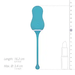 Віброяйце Cala Azul Elena Vibrating Egg 16.2 см блакитний - мініатюра 13
