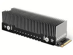 Радіатор з пасивним охолодженням для накопичувачів AXAGON CLR-M2XT heatsink for M.2 SSD