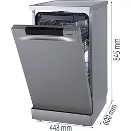 Посудомийна машина Gorenje GS541D10X - мініатюра 6