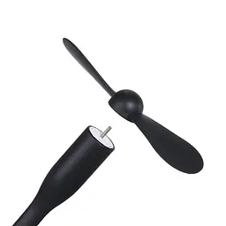Вентилятор мобільний USB чорний - мініатюра 5