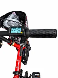 Електровелосипед Minako Mini 16" двомісний (1000W, 24Ah) + Пасажирське сидіння Червоний - мініатюра 5