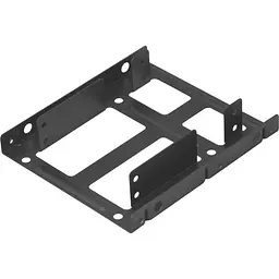 Фрейм-перехідник Maiwo для 2x2.5" HDD/SSD в 3.5" відсік, метал, розмір
