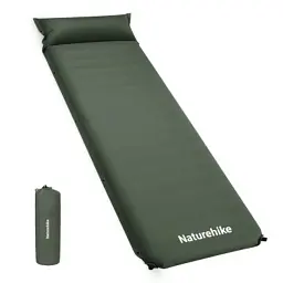 Туристичний килимок Naturehike CNK2450WS020, самонадувний, 200х63х10 см, темно-зелений (6927595712733) - мініатюра 8