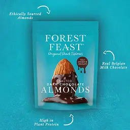 Мигдаль Forest Feast солоний у темному шоколаді 120 г - мініатюра 2