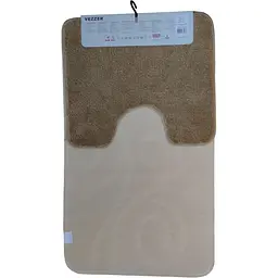 Набір килимків для ванної Vezzer Standart 60x100 та 60x50 см бежевий (VZS4500) - мініатюра 4