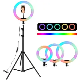 Лампа кольцева XPRO RL-18 RGB (41927-_1590) - мініатюра 3