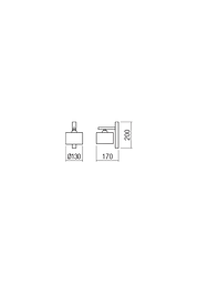 Бра Redo MILLER AP 1X42W E27 BLACK (5.1.1) 01-1549 - мініатюра 2