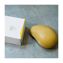Твердое мыло Pelican Sufu Sweet Sunrise Натуральное С апельсиновым медом и календулой 120 г (4976631813110) - миниатюра 3