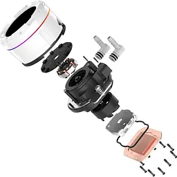 Система водяного охолодження ID-COOLING Space LCD SL360 White [148459] - мініатюра 7