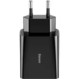 Мережевий зарядний пристрій Baseus Speed ​​Xiaomini 2USB QC3.0 18W 3A CCFS-V01 Black - мініатюра 2