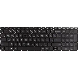 Клавіатура для ноутбука HP 250 G7 (15-da) чорна, без фрейму