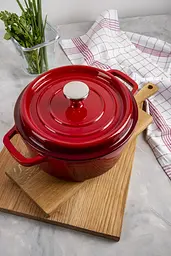 Каструля чавунна Ringel Essen з кришкою 22 см (2.9 л) (RG-2300-22) - мініатюра 6