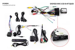 Штатна автомагнітола EasyGo M9-3-32-B-HT QLED Hyundai Tucson - мініатюра 2