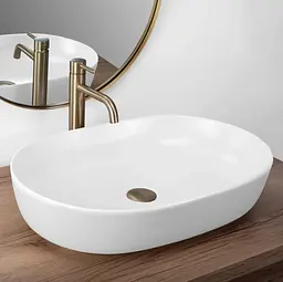 Умивальник Rea Cleo 60,5x41 white matt (REA-U9653), Матова - мініатюра 2