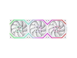 Корпусний вентилятор Gamemax FN12A-N2 WL-RW Reverse White 3-Pack