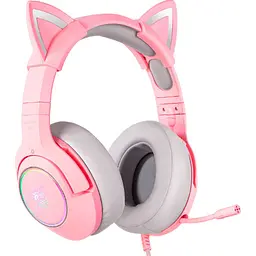Ігрові навушники Onikuma K9 Cat 3.5mm Pink [113083] - мініатюра 2