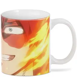 Кухоль GeekLand Моя геройська академія My Hero Academia  Стіна Полум'я MHA 02.09 330 мл білий - мініатюра 2