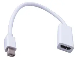 Конвертор-перехідник із mini Display Port (тато) на HDMI (мама) 10cm - мініатюра 2
