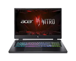 Ноутбук Acer Nitro 17 AN17-51 17.3' FHD IPS, Intel i5-13500H, 16GB, F512GB, NVD4050-6, Lin, чорний (NH.QK5EU.005)