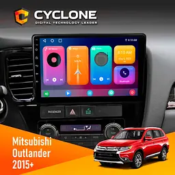 Штатна магнітола Mitsubishi Outlander 2015+ Cyclone C10-001 2x32 CPL Cyclone (НФ-00004378)