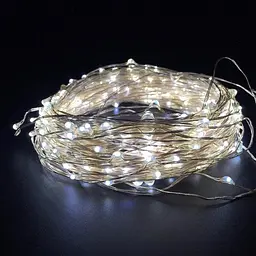 Гірлянда роса usb 5 м 50 led ip65 холодний білий - мініатюра 2
