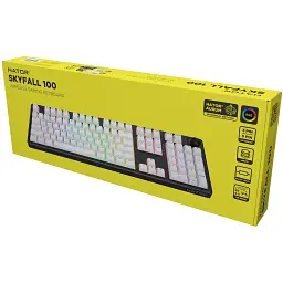 Клавіатура Hator Skyfall 100 Aurum Lemon RGB Wireless/Bluetooth/USB UA Black/White (HTK3100UA) - мініатюра 6