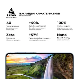 Захисне скло на Samsung Galaxy A55 5G (A556) з олеофобним покриттям, Pro, повне проклеювання, антистатичний і пиловідштовхуючий шар, 9H, самоклеючеся, 2.5D, на весь екран, антистатичний клей, ArmorStandart (ARM74348) - мініатюра 5