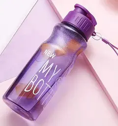 Пляшка для води та напоїв My Bottle 600 мл дорожня пластикова Фіолетова - мініатюра 2