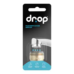Водозберігаючий аератор Drop CL24-BRN для змішувача - Економія 58%, зовнішня М 24 мм, бронзовий - мініатюра 7