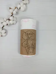 Пелюшка дитяча багаторазова непромокальна a.l.babybox Корони 50х80 см Білий (NM 18154166) - мініатюра 3