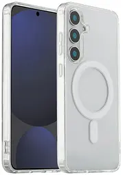 Чохол протиударний для Samsung Galaxy S26 (S942) Clear Case Ultra Hybrid with MagSafe Прозорий - мініатюра 3