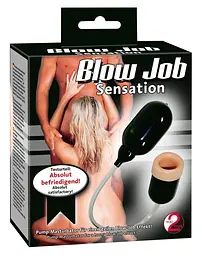 Помпа для члена Orion Blow Job Sensation 10 см чорний - мініатюра 3