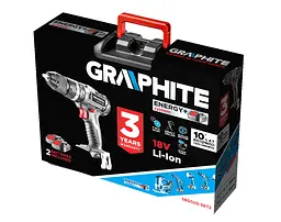 Шурупокрут-дриль акумуляторний Energy+ 18В Graphite teh0025288 - мініатюра 4
