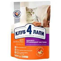 Сухой корм для кошек Club 4 Paws Premium для поддержания здоровья мочевыводящей системы, 900 г (B4620611)