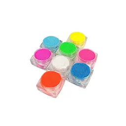 Набір гліттеру для біо-тату №5 glitter-set-5-neon неоновий - мініатюра 2