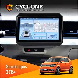 Штатна магнітола Suzuki Ignis 2016+ Cyclone C9-012 4x64, DSP, 4G Cyclone (НФ-00008036)