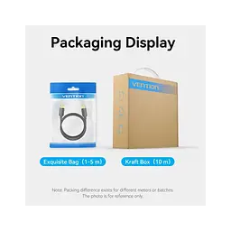 Кабель мультимедійний DisplayPort M to DisplayPort M 1.0m 4K black Vention (HAKBF) - мініатюра 9