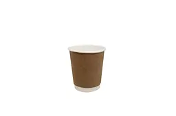 Стакан двошаровий крафтовий 250 мл Double Well 30 шт/рук