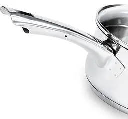 Ківш Fissman Elegance із нержавіючої сталі з кришкою Ø16х8хØ14,5 см kuh0007754 - мініатюра 3